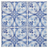 Tissu Tuile bleue portugaise (Échantillon)