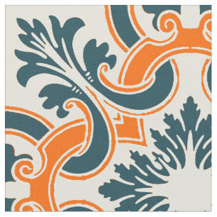 Tissu Tuile portugaise vintage