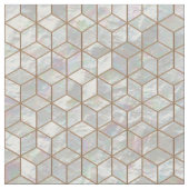 Tissu Tuiles nacrées (Fermer)