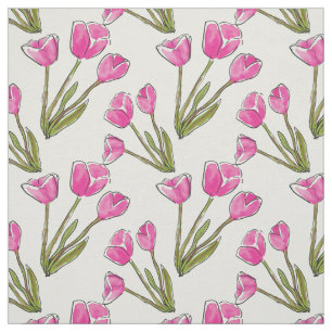 Tissu Tulipe