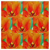 Tissu Tulipe orange (Échantillon)