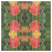 Tissu Tulipe rouge (Échantillon)