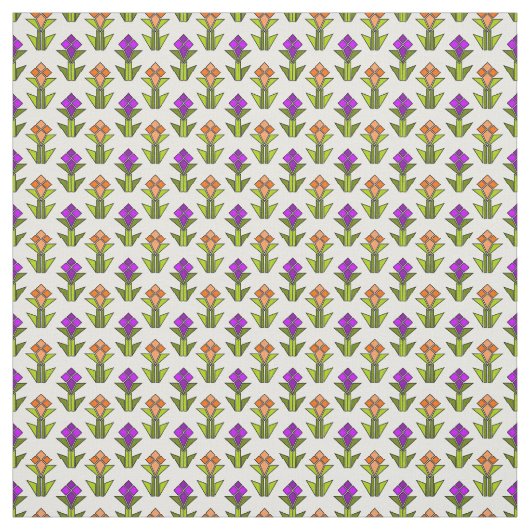 Tissu Tulipes (Échantillon)