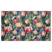 Tissu Tulipes aquarelles (Vivid) (Fat Quarter)