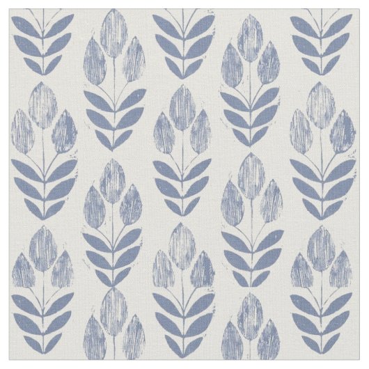 Tissu - Tulipes bleues (Fermer)