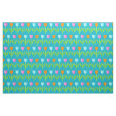 Tissu Tulipes colorées d'aquarelle dans rose, bleu, (Fat Quarter)