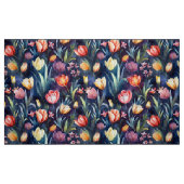 Tissu Tulipes d'aquarelle (Abstraites) (Fat Quarter)
