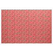 Tissu Tulipes roses profondes (Fat Quarter)