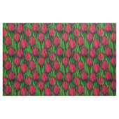 Tissu Tulipes rouges (Yard)