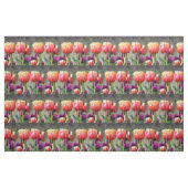 Tissu Tulipes tombées flammes (Fat Quarter)