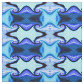 Tissu Tunnel temporel bleu (Échantillon)