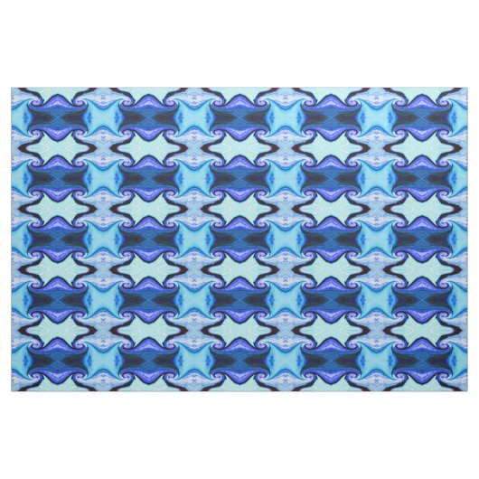 Tissu Tunnel temporel bleu (Fat Quarter)