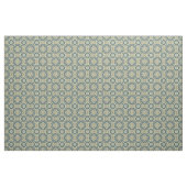 Tissu Turquoise bleu vert gris ocre Hip Orient Bali Art (Fat Quarter)