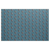 Tissu Turquoise de musique Kokopelli (Fat Quarter)