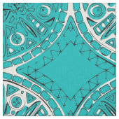 Tissu turquoise de saffreya (Fermer)