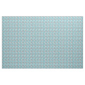 Tissu Turquoise des ovales atomiques (Yard)