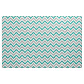 Tissu Turquoise Dk, Gris Dk, Blanc LG Chevron ZigZag Sz6 (Fat Quarter)