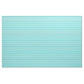 Tissu Turquoise et blanc barrés (Yard)
