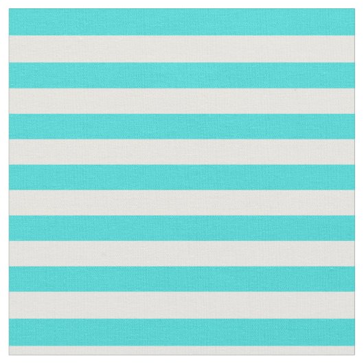 Tissu Turquoise et blanc barrés (Fermer)