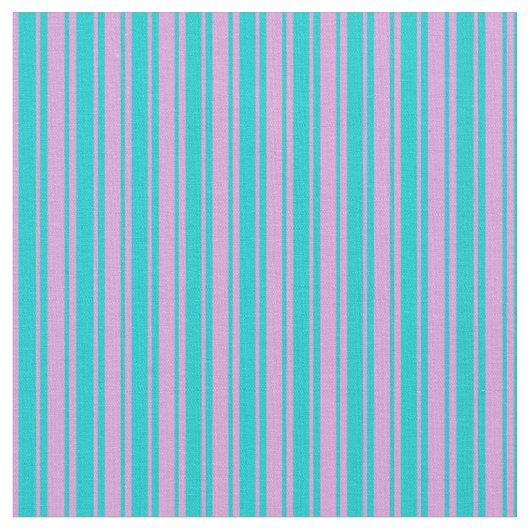 Tissu Turquoise foncé et Motif de prune (Fermer)