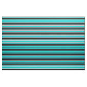 Tissu Turquoise foncé, noir & Motif Lavande (Fat Quarter)