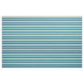 Tissu Turquoise foncé, Tan, Bleu, Noir & Blanc (Fat Quarter)