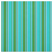 Tissu Turquoise foncé, vert forêt et bleu ciel clair (Échantillon)