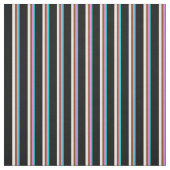 Tissu Turquoise foncé, Violet, Brown, Blanc & Noir (Échantillon)