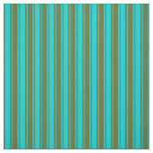 Tissu Turquoise foncée et Motif rayé vert foncé (Échantillon)
