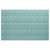 Tissu turquoise géométrique Art Déco Sea Shell 1950 (Fat Quarter)