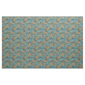 Tissu Turquoise japonais Koi Carp (Fat Quarter)