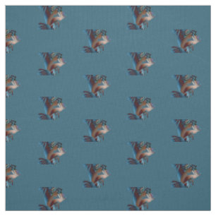 Tissu Turquoise musical Kokopelli