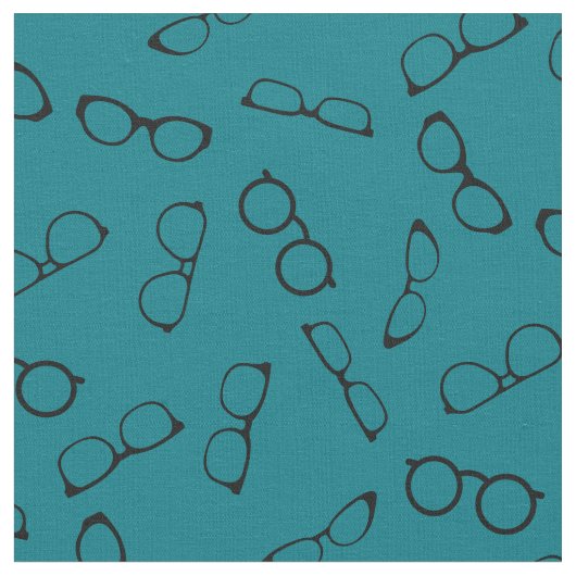 Tissu Turquoise Optométriste Opticien Cute (Fermer)