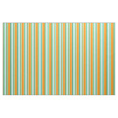 Tissu Turquoise, Orange foncé, Cyan foncé et Vert clair (Fat Quarter)