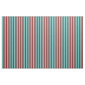Tissu Turquoise, Rouge foncé et Blancs (Yard)