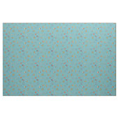 Tissu Turquoise Texturé Moderne du Milieu du Siècle (Yard)