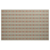 Tissu Turquoise Turquoise Bleu Vert Orange (Yard)