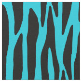 Tissu Turquoise Turquoise Blue Zebra Poster de animal Ad (Fermer)