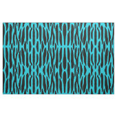 Tissu Turquoise Turquoise Blue Zebra Poster de animal Ad (Fat Quarter)