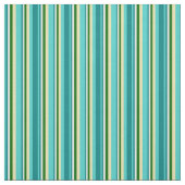 Tissu Turquoise, Turquoise, Cyan clair, Vert foncé & Tan (Échantillon)