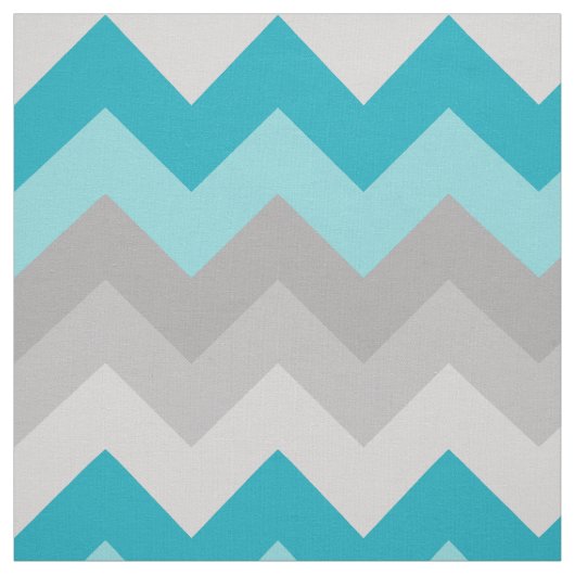 Tissu Turquoise Turquoise gris gris gris gris clair Chev (Échantillon)