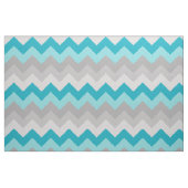 Tissu Turquoise Turquoise gris gris gris gris clair Chev (Fat Quarter)