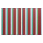 Tissu Turquoise, Vert, Ciel clair, Beige & Maroon (Fat Quarter)