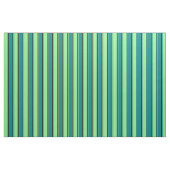 Tissu Turquoise, vert clair et rayures noires (Fat Quarter)