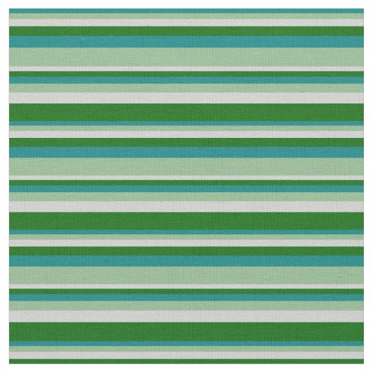 Tissu Turquoise, vert foncé, gris clair et vert foncé (Fermer)