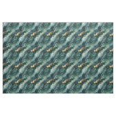 Tissu Turquoise / Vert / Or Marbre (Fat Quarter)