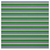 Tissu Turquoise, Violet, Vert olive, Gris & Vert foncé (Échantillon)