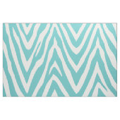Tissu Turquoise Zebra Imprimer Grande Échelle (Fat Quarter)