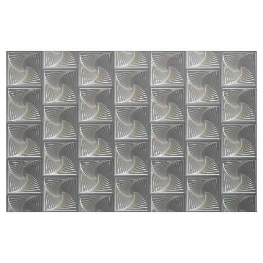 Tissu twirl gris jaune (Fat Quarter)
