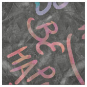 Tissu Typographie colorée (Échantillon)